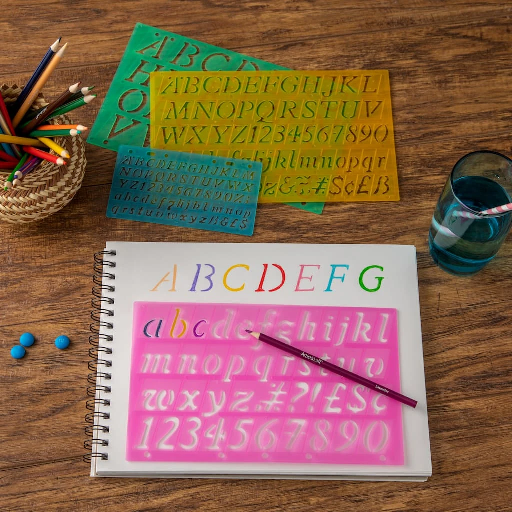 Promo 🔔 Italic Lettering Guides by Artist’s Loft™ by Artists Loft 🔔 - Image 2