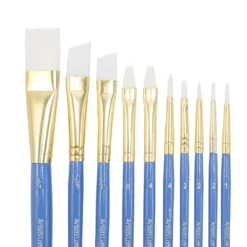 Coupon ✨ White Synthetic Brushes by Artist's Loft™ Necessities™ by Artists Loft ⌛
