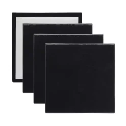 Top 10 🤩 12 Packs: 4 ct. (48 total) 4" x 4" Black Mini Canvas Panels by Artist's Loft™ Necessities™ by Artists Loft 😍