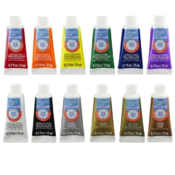 Hot Sale 💯 12 Packs: 12 ct. (144 total) Metallic Acrylic Paint Set by Artist's Loft™ by Artists Loft 😍