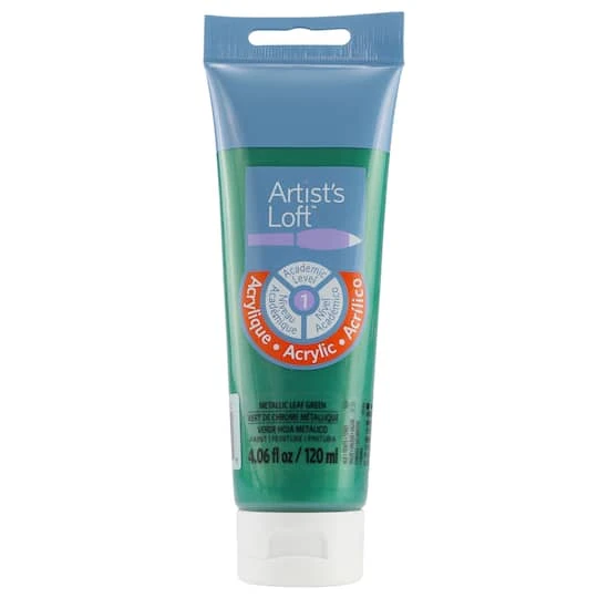 Best deal 🎉 12 Pack: Metallic Acrylic Paint by Artist's Loft™, 4oz. by Artists Loft ⭐ - Image 6