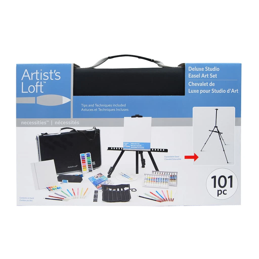 Cheapest ⭐ 6 Pack: 101 Piece Deluxe Easel Art Set by Artist's Loft™ Necessities™ by Artists Loft ⭐ - Image 14
