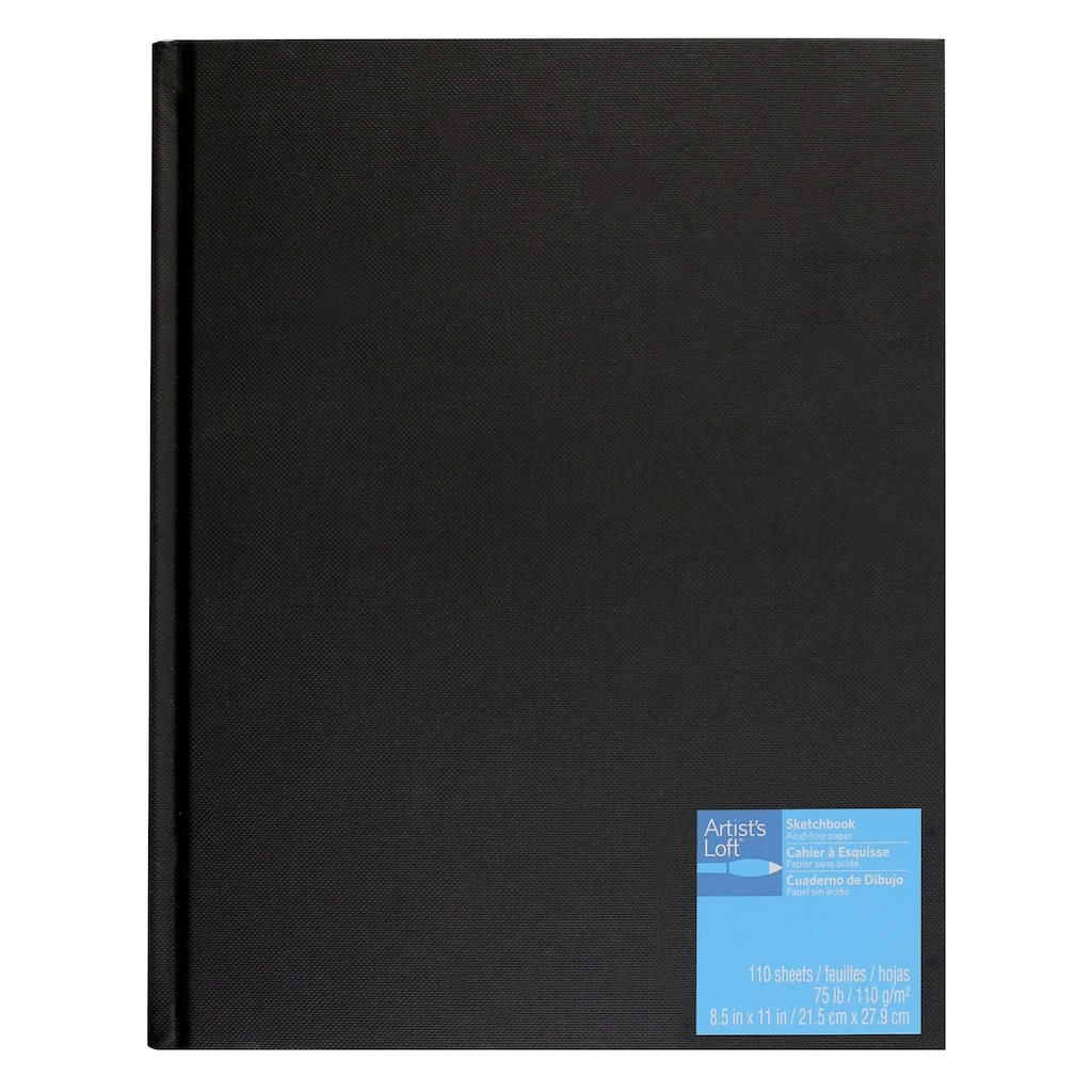 Coupon ⭐ Hardbound Sketchbook by Artist's Loft™, 8.5" x 11" by Artists Loft 🧨