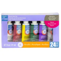 Cheap 😍 Metallic & Neon Acrylic Paint Set By Artist's Loft™ by Artists Loft 👏