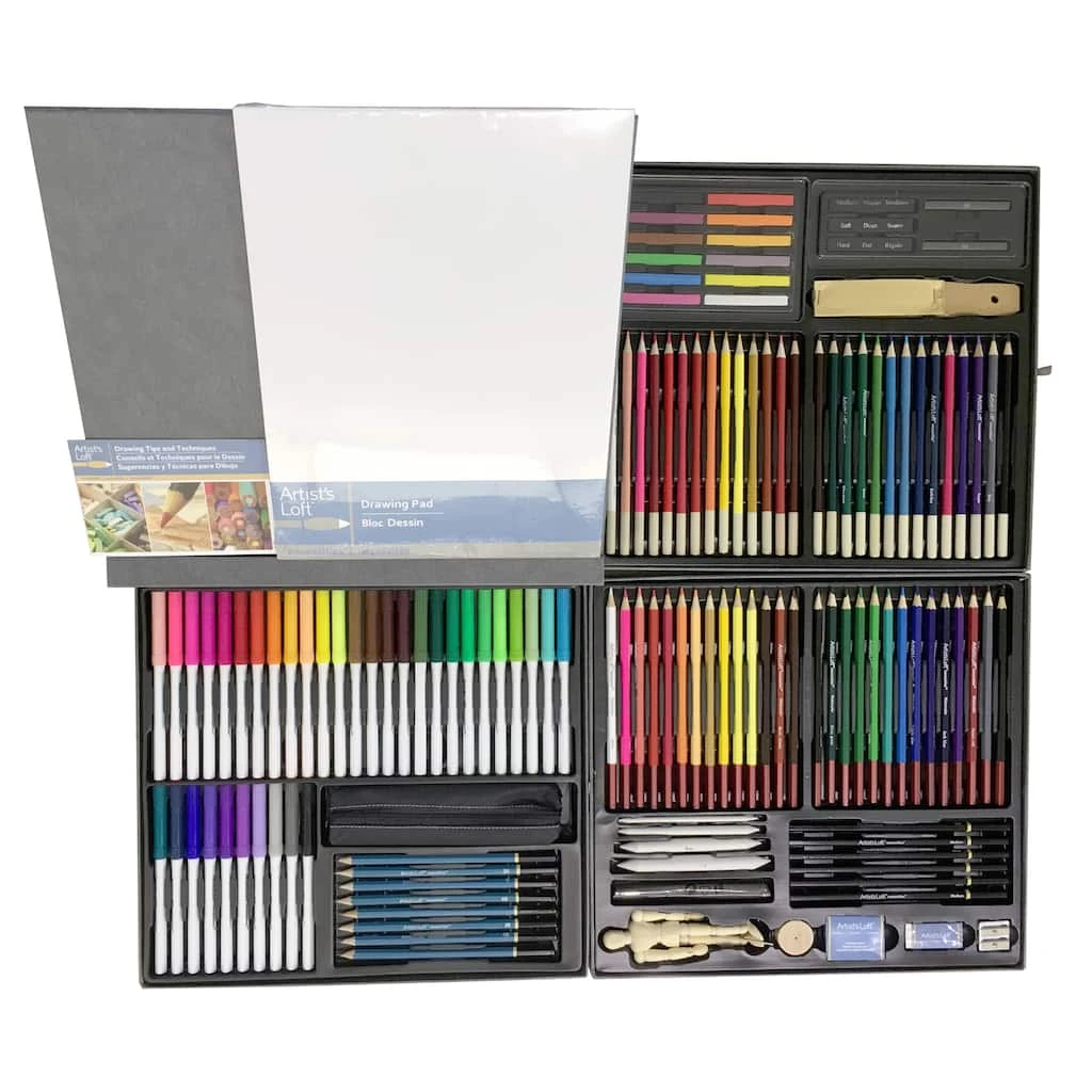Deals 💯 140 pc. Deluxe Drawing Set by Artist's Loft® by Artists Loft 😍 - Image 2