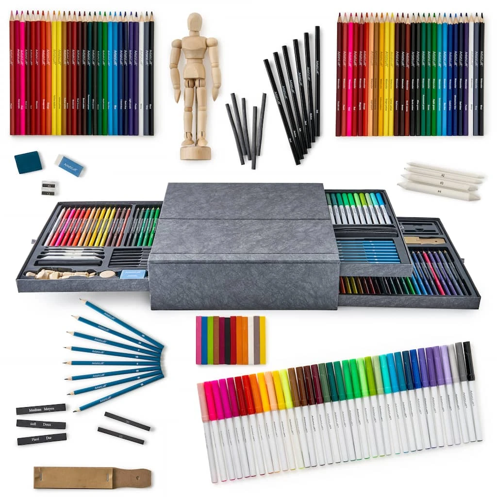 Deals 💯 140 pc. Deluxe Drawing Set by Artist's Loft® by Artists Loft 😍 - Image 3