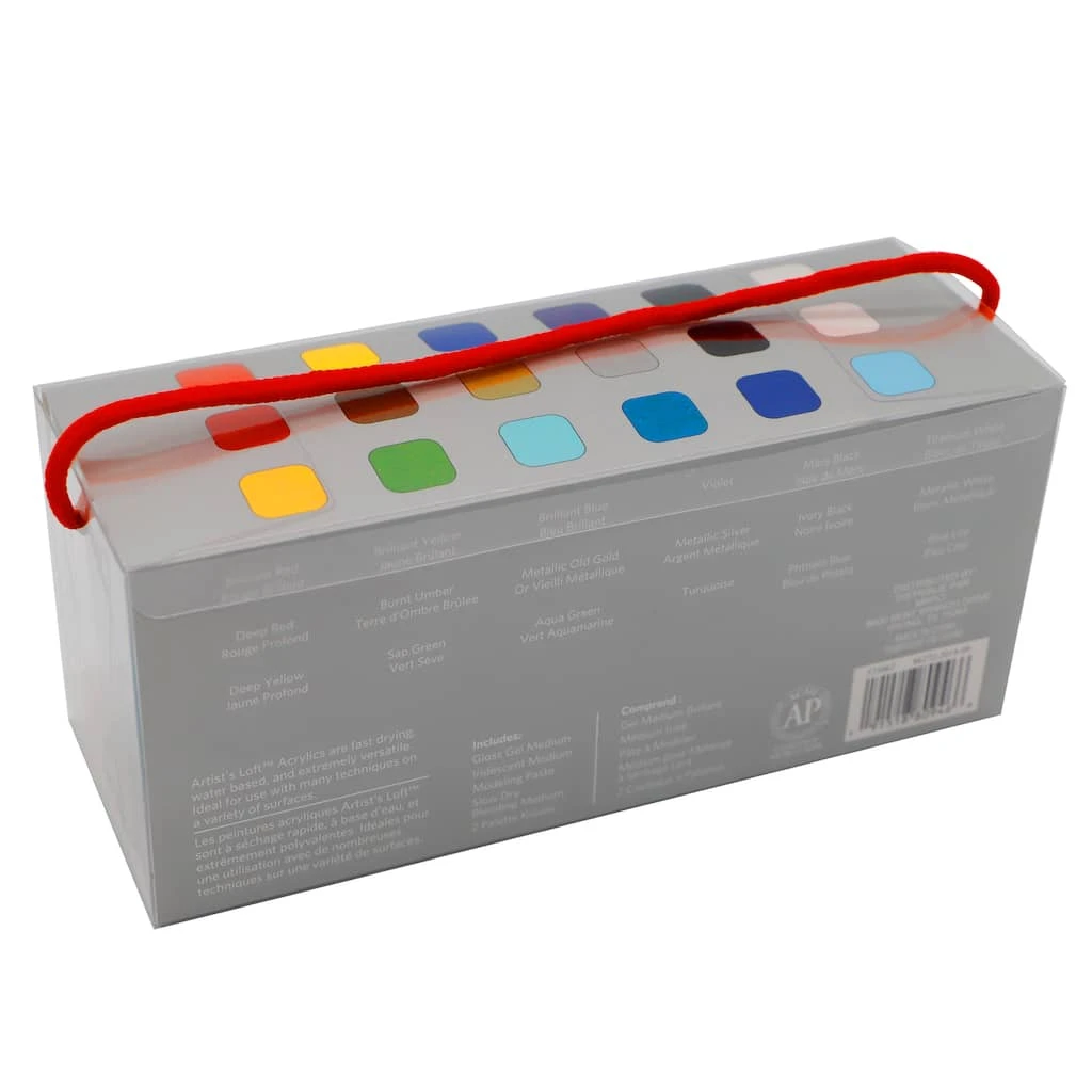 Hot Sale 🔔 12 Pack: 24 Piece Acrylic Paint & Mediums Set By Artist's Loft™ by Artists Loft ✔️ - Image 3