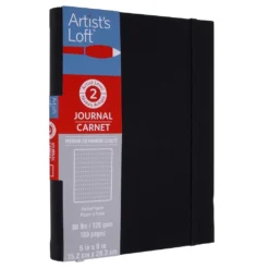 Budget ⌛ Black Dot Journal by Artist's Loft™ by Artists Loft 🔔