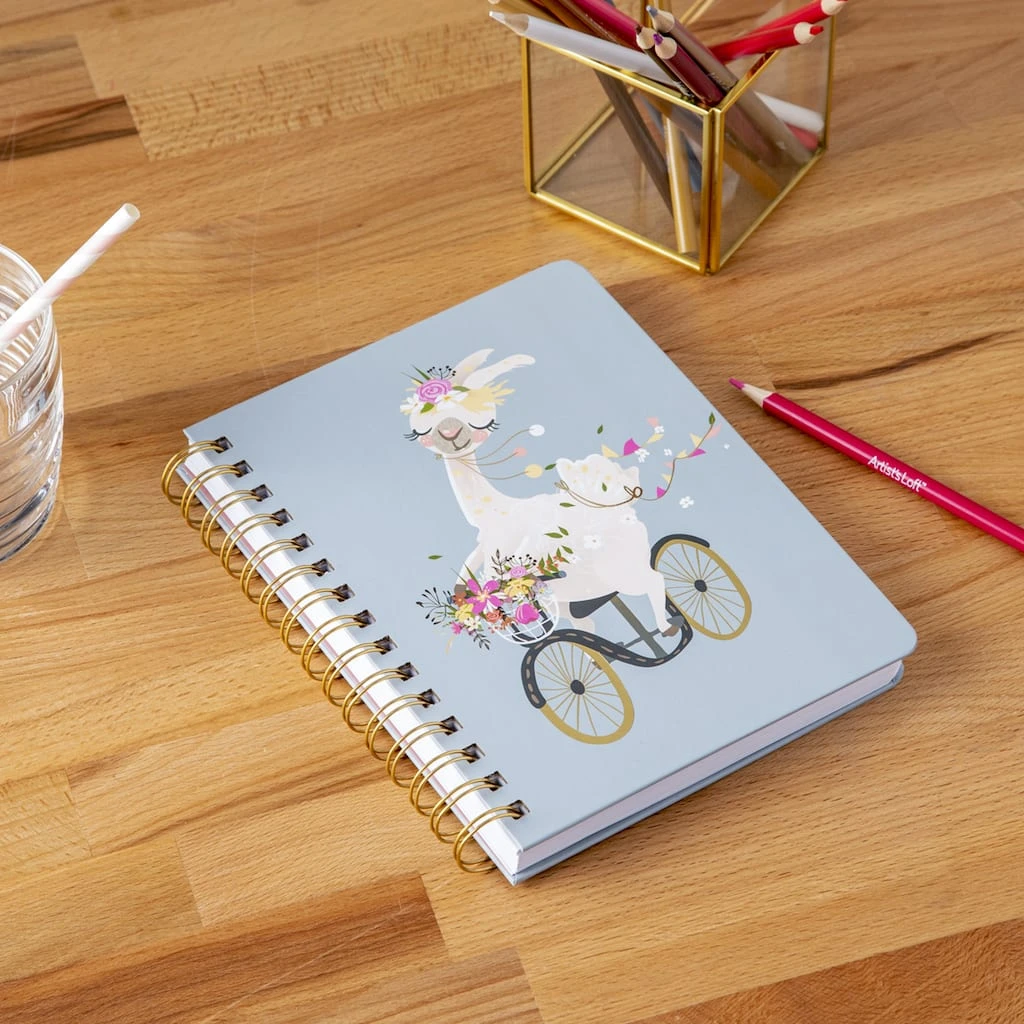 Discount ❤️ Llama Spiral Bound Journal by Artist's Loft™ by Artists Loft ⭐ - Image 3