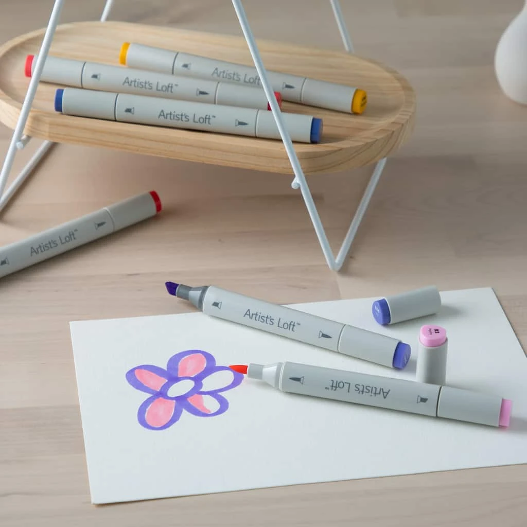 Top 10 😍 Floral Level 2 Dual Tip Sketch Marker Set by Artist’s Loft™ by Artists Loft ✔️ - Image 2