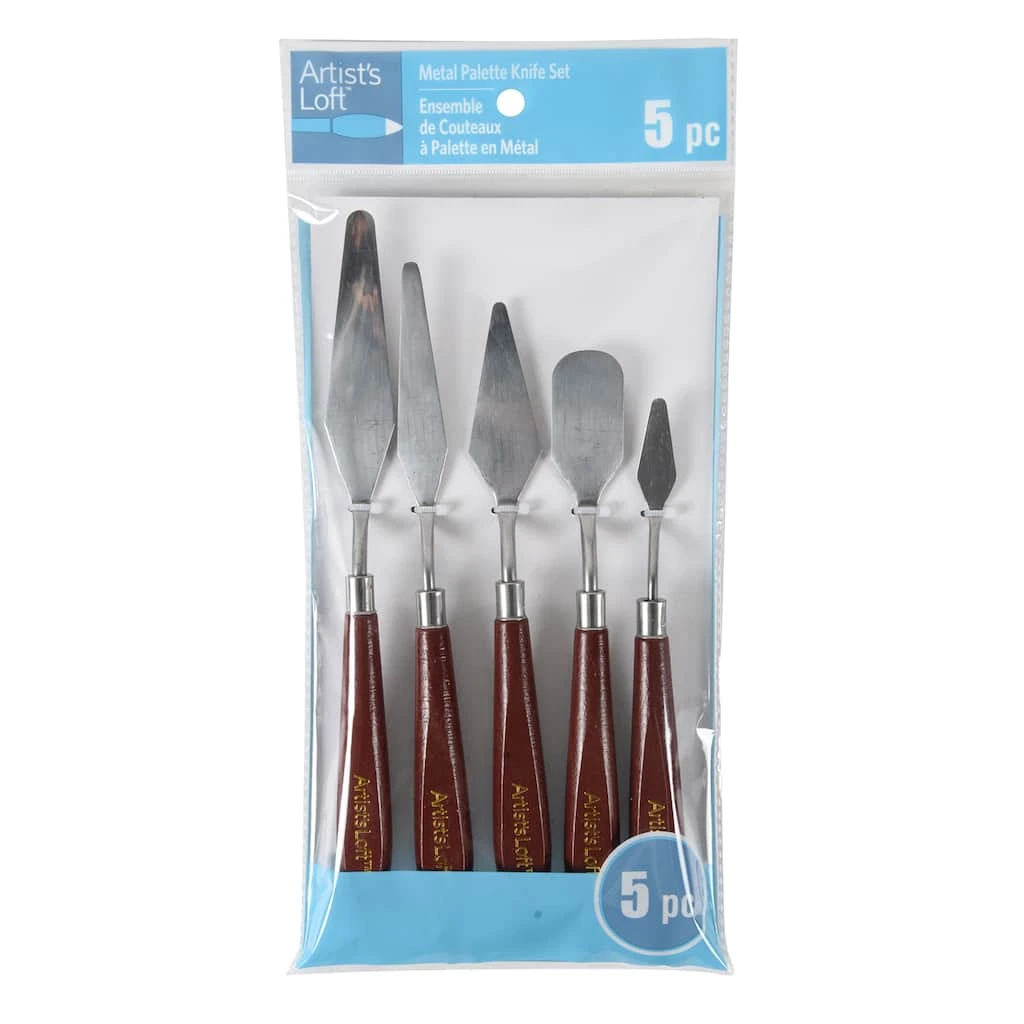 Deals ๐ฏ 12 Packs: 5ct. (60 total) Metal Palette Knife Set by Artist's Loft™ by Artists Loft ๐ - Image 4