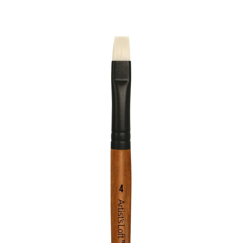 Coupon 😀 Level 1 Oil Short Handle Bright Brush by Artist's Loft™ by Artists Loft 😉