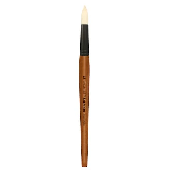 Hot Sale ❤️ 12 Pack: Sorrento Oil Short Handle Round Brush by Artist's Loft™ by Artists Loft 😀 - Image 2