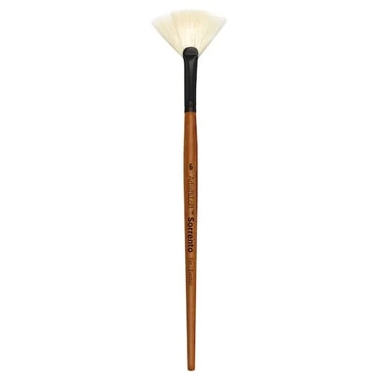Cheap ⭐ 12 Pack: Sorrento Oil Short Handle Fan Brush by Artist's Loft™ by Artists Loft 👍 - Image 2