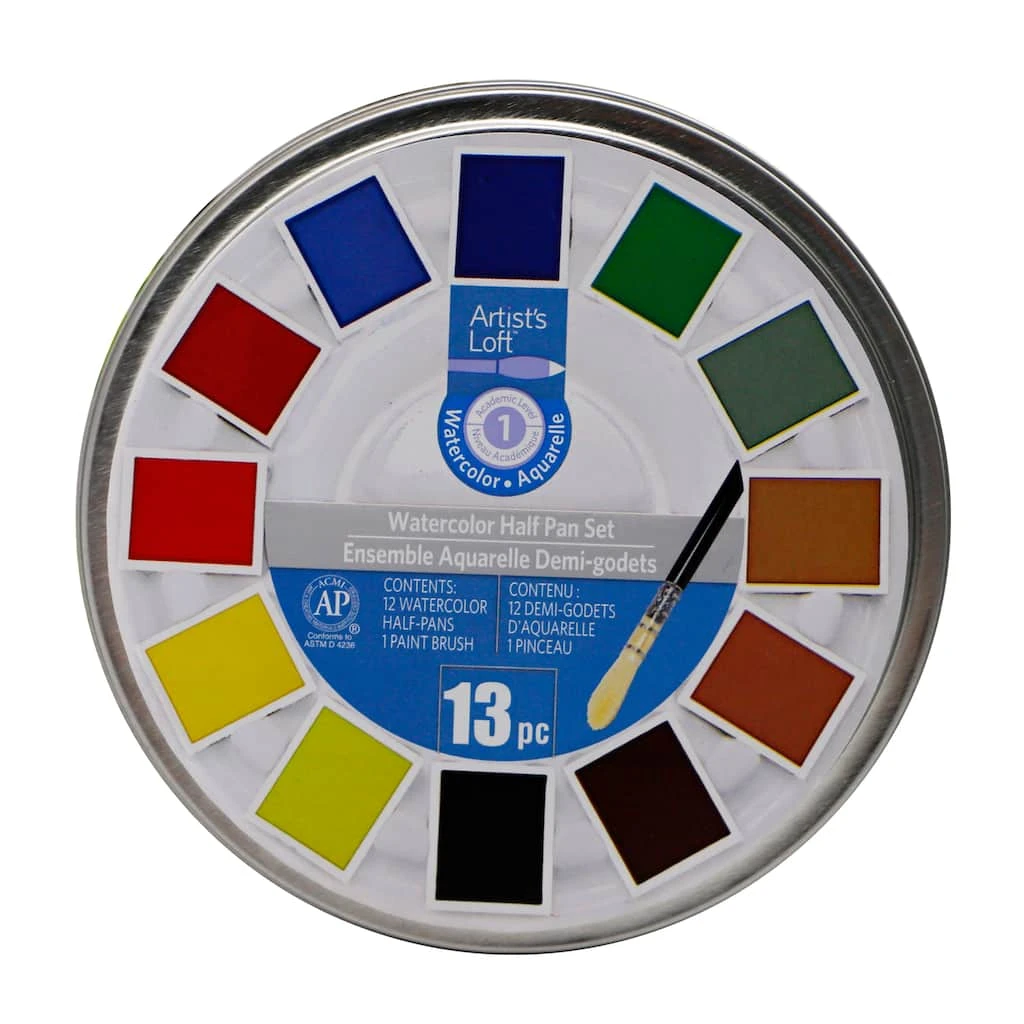 Buy ✨ Watercolor Half-Pan Set by Artist's Loft™ by Artists Loft ⭐ - Image 6