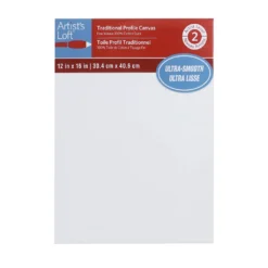 Brand new ❤️ Level 2 Ultra-Smooth Traditional Profile Canvas by Artist's Loft™ by Artists Loft 🤩