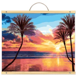 Top 10 ๐ Beach Sunset with Palm Trees Paint-by-Number Kit by Artist's Loft™ Necessities™ by Artists Loft ๐ฏ