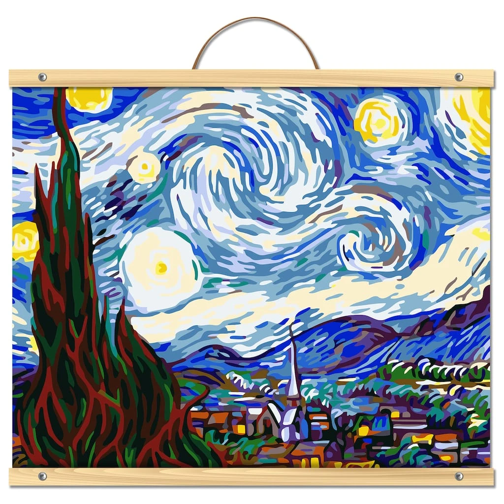 Buy ⌛ Van Gogh Starry Night Paint-by-Number Kit by Artist's Loft™ Necessities™ by Artists Loft ⭐