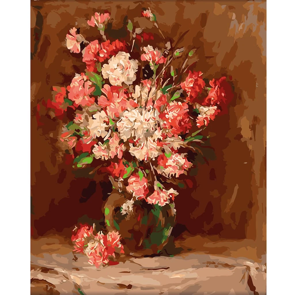 Best Sale ✔️ 12 Pack: Pink Flowers Paint-by-Number Kit by Artist's Loft™ Necessities™ by Artists Loft ❤️ - Image 4