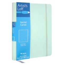 Hot Sale ⭐ 12 Pack: Mint Green Dot Journal by Artist's Loft™, 6" x 8" by Artists Loft ⌛