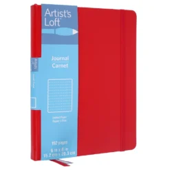 New 😍 12 Pack: Red Dot Journal by Artist's Loft™, 6" x 8" by Artists Loft 🤩