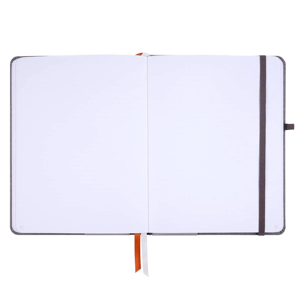 Best deal ๐งจ 12 Pack: Gray Fabric Hardcover Dot Journal by Artist's Loft™, 6" x 8" by Artists Loft โ - Image 3