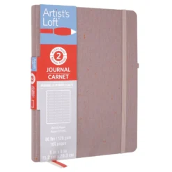 Cheapest ⌛ Brown Premium Hardcover Dot Journal, 6" x 8" by Artist's Loft™ by Artists Loft ❤️