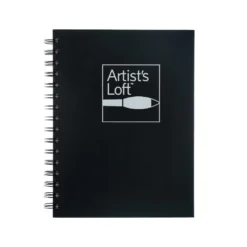 Outlet 😉 Black Hardcover Watercolor Book by Artist's Loft™, 5.5" x 8.5" by Artists Loft 🧨
