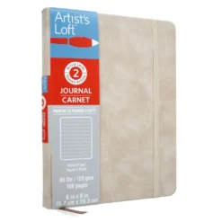 Hot Sale 🤩 12 Pack: Brown Hardcover Dot Journal by Artist's Loft™, 6" x 8" by Artists Loft ✔️