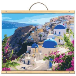 Cheap 😀 12 Pack: Greece Paint-by-Number Kit by Artist's Loft™ Necessities™ by Artists Loft ✔️