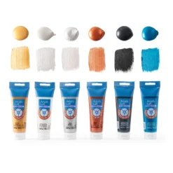 Discount ⭐ Metallic 6 Color Acrylic Paint Set by Artist's Loft™ by Artists Loft 😍