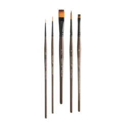Best reviews of ❤️ Golden Synthetic Acrylic 5 Piece Brush Set by Artist's Loft™ by Artists Loft 🤩