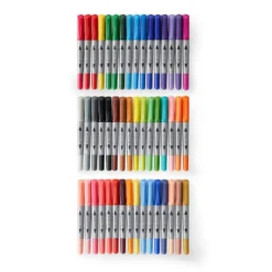 Best Sale 👏 48 Color Dual Tip Permanent Markers by Artist's Loft™ by Artists Loft ✔️