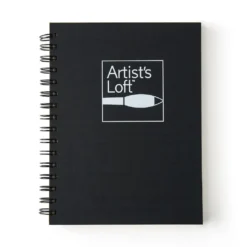 Coupon ❤️ 6 Pack: Black Hard Cover Sketchbook by Artist's Loft™, 5.5" x 8.5" by Artists Loft 🎁