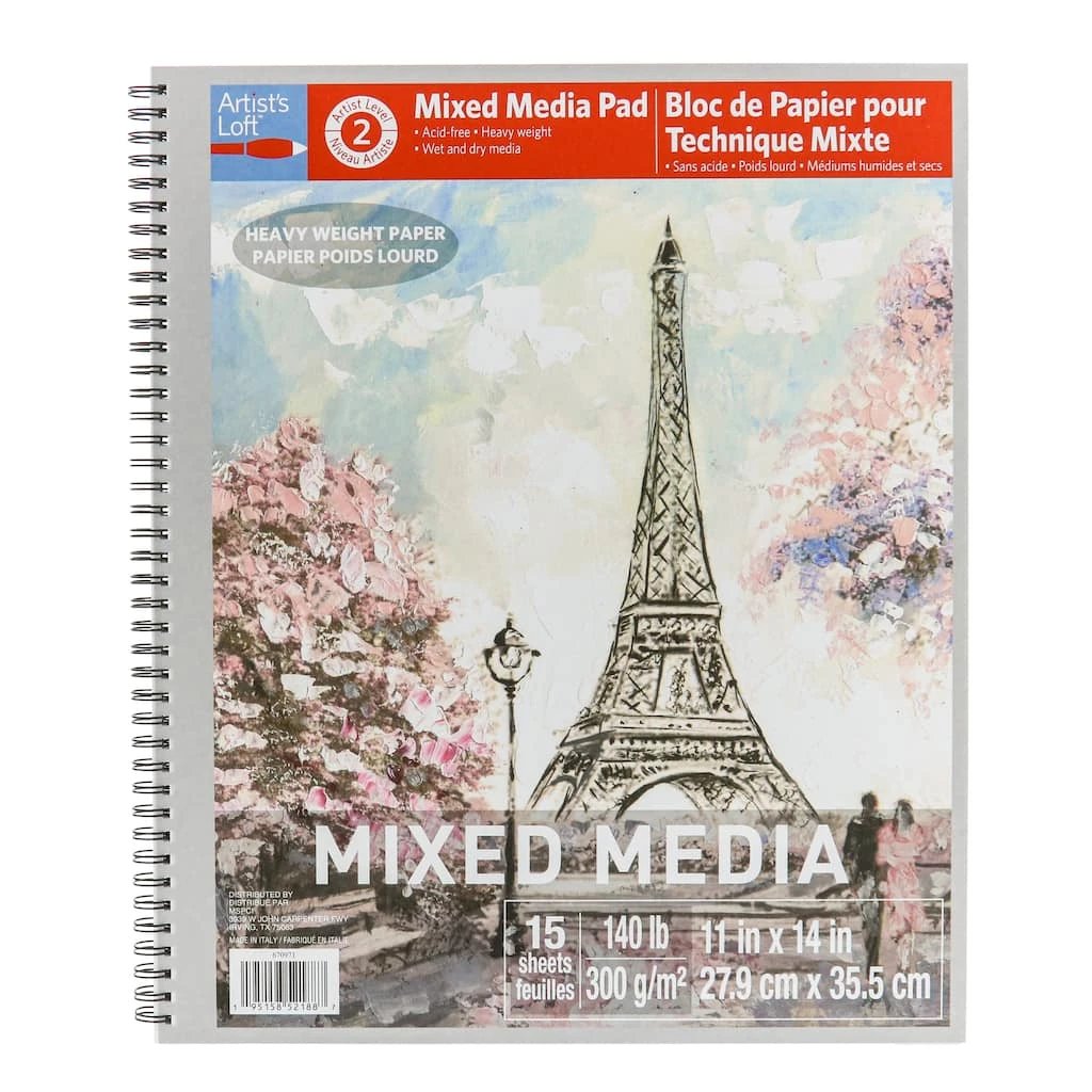 Best reviews of ๐ 6 Pack: Mixed Media Heavy Weight Paper Pad by Artist's Loft™, 11" x 14" by Artists Loft โค๏ธ