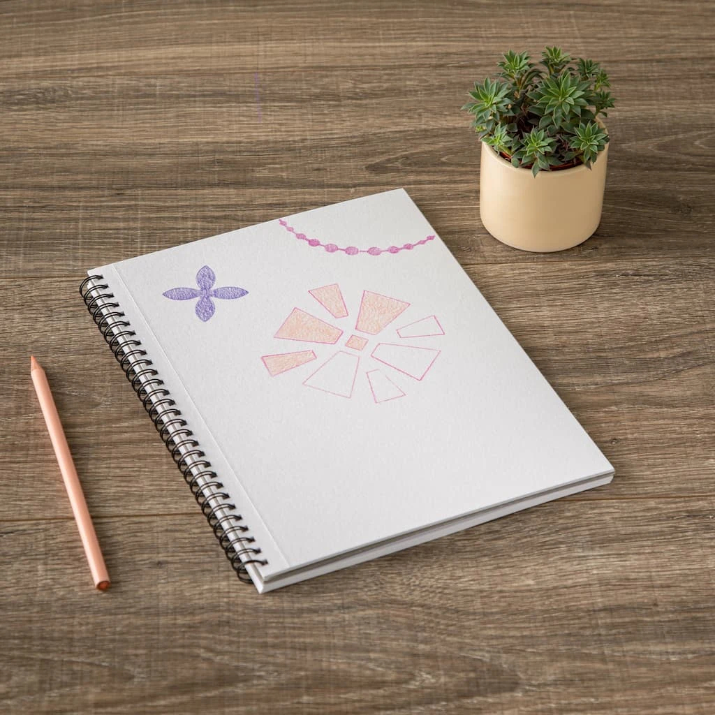 Wholesale ❤️ 12 Pack: Mixed Media Heavy Weight Paper Pad by Artist's Loft™, 7" x 10" by Artists Loft 😀 - Image 2