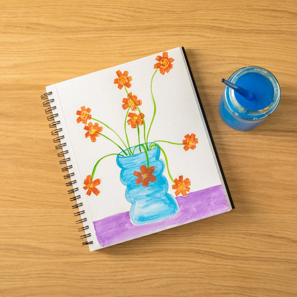 Outlet ❤️ 6 Pack: Black Hard Cover Watercolor Pad by Artist's Loft™, 8.5" x 11" by Artists Loft ⭐ - Image 2