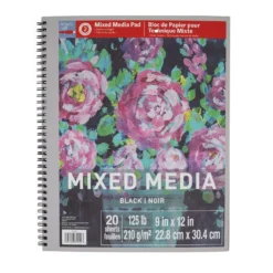 New ❤️ Black Mixed Media Pad by Artist's Loft™ by Artists Loft ✨