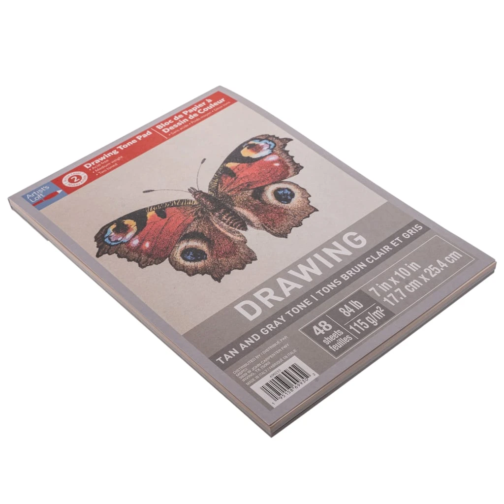 Budget ๐ Tan & Gray Tone Drawing Pad by Artist's Loft™ by Artists Loft ๐ - Image 5
