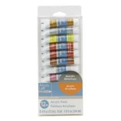 Flash Sale 🥰 Metallic Acrylic Paint Set by Artist's Loft™ Necessities™ by Artists Loft ✨