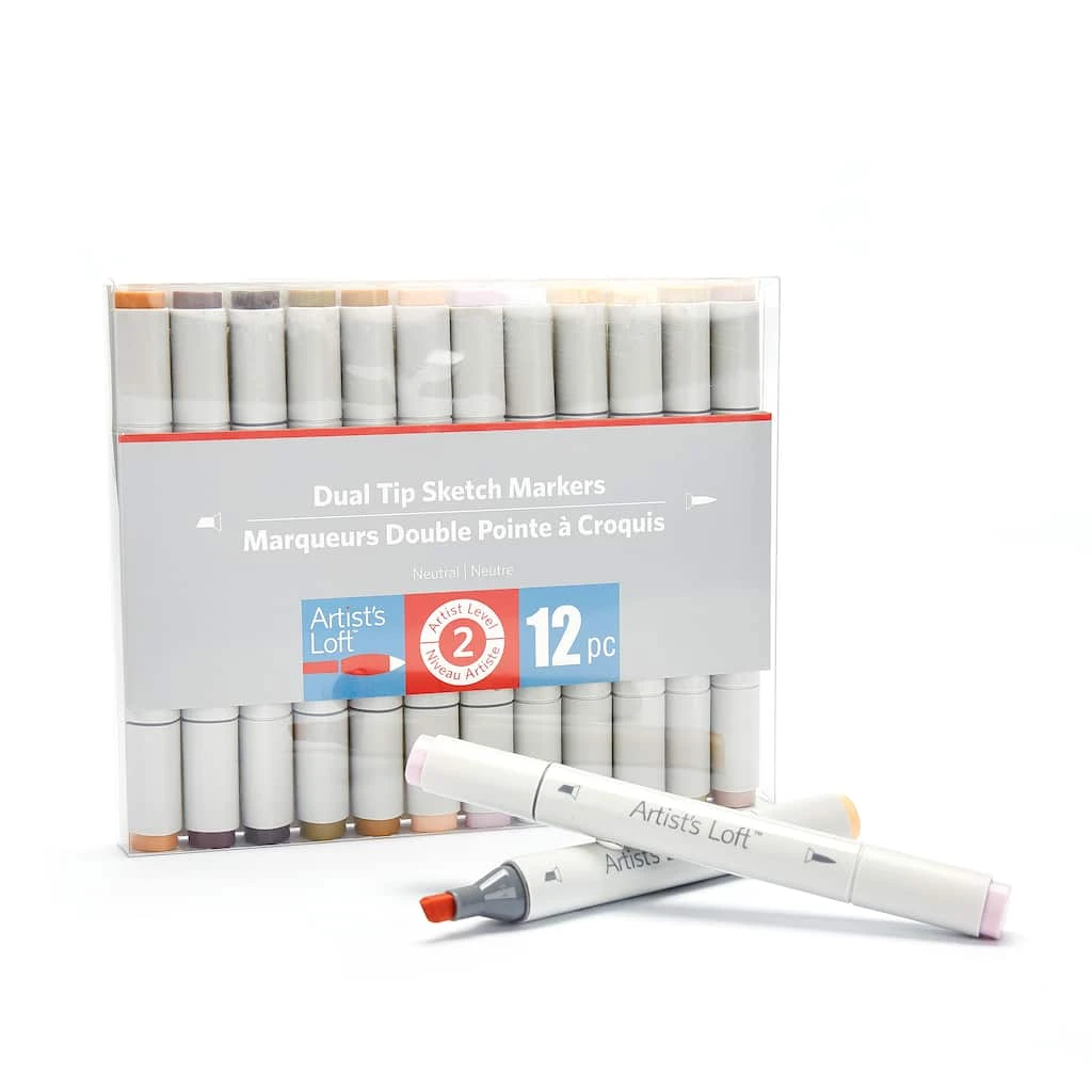 Top 10 ๐ Dual Tip Neutral Sketch Marker Set by Artist's Loft™ by Artists Loft ๐ - Image 6
