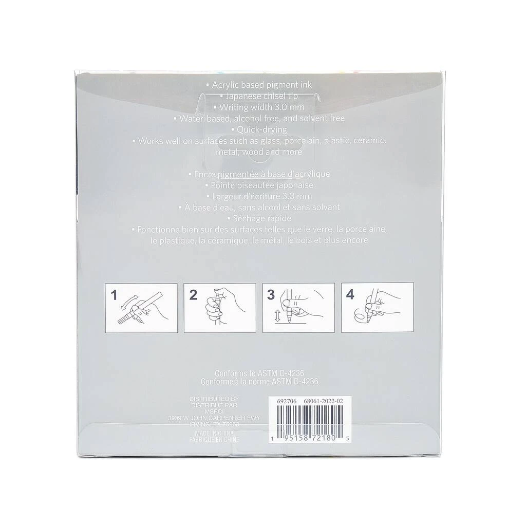 Budget ⭐ Chisel Tip 8 Color Paint Marker Set by Artist's Loft™ by Artists Loft ❤️ - Image 5