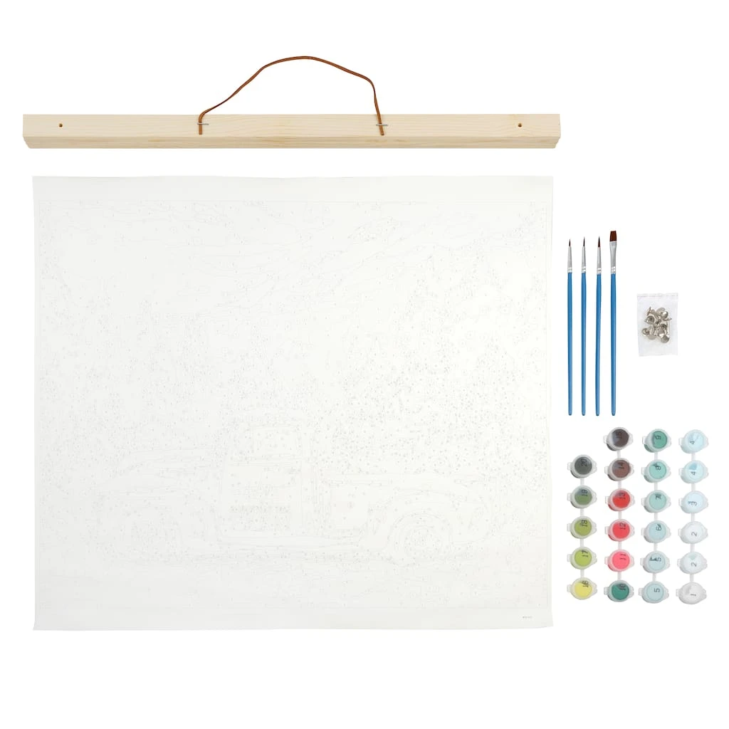 Best Pirce โ Truck in Winter Scene Paint by Number by Artist's Loft™ Necessities™ by Artists Loft ๐ - Image 2