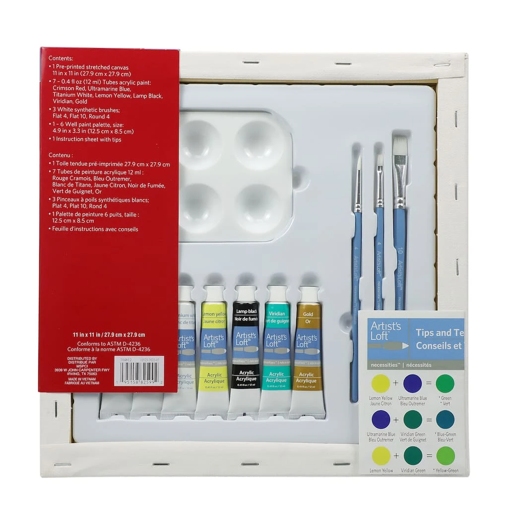 Outlet ❤️ Holiday Horse Canvas Painting Kit by Artist's Loft™ Necessities™ by Artists Loft ⭐ - Image 4