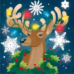 Deals 🌟 Festive Reindeer Canvas Painting Kit by Artist's Loft™ Necessities™ by Artists Loft 😍