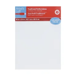Deals ๐ 12 Pack: Level 2 Ultra-Smooth Traditional Profile Canvas by Artist's Loft™ by Artists Loft ๐