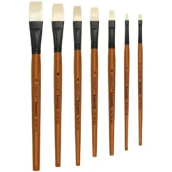 Cheapest ❤️ 12 Pack: Sorrento Oil Short Handle Flat Brush by Artist's Loft™ by Artists Loft ✨