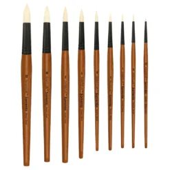 Hot Sale โค๏ธ 12 Pack: Sorrento Oil Short Handle Round Brush by Artist's Loft™ by Artists Loft ๐