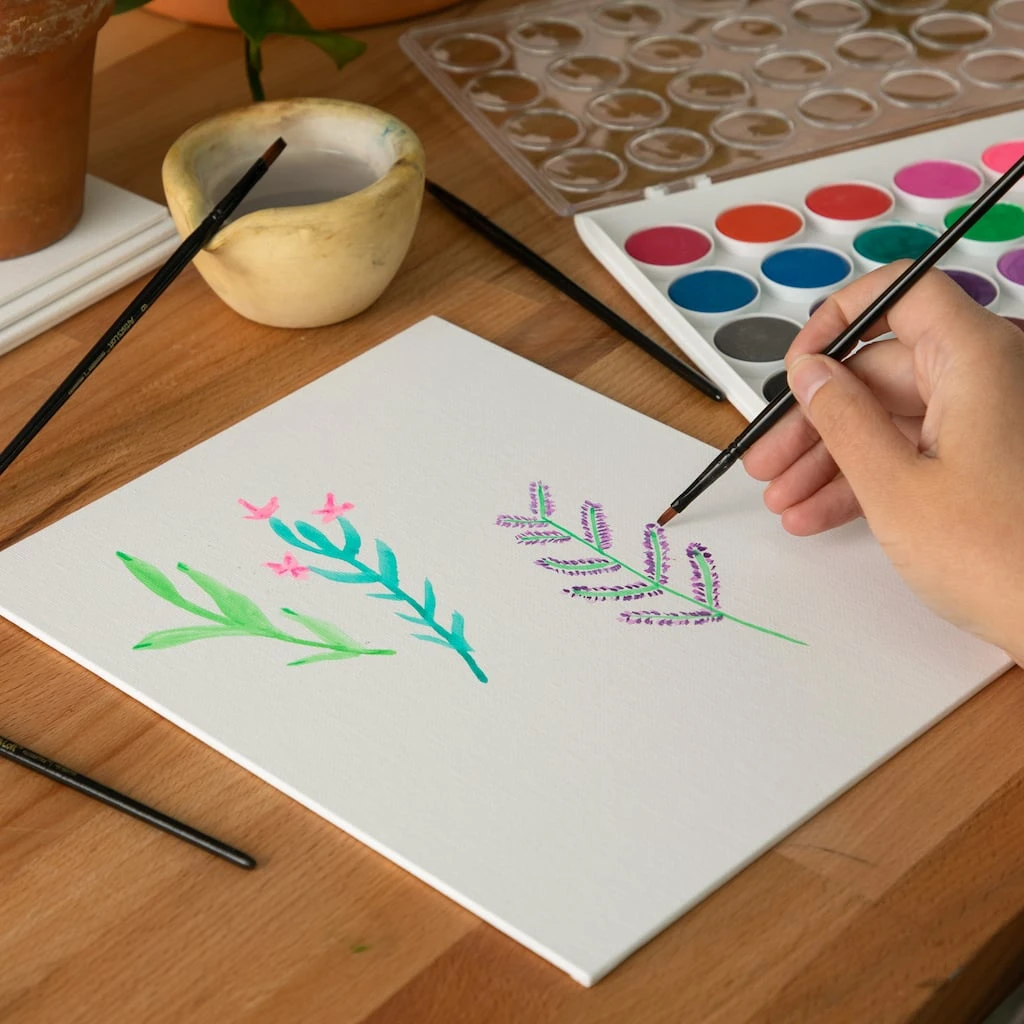 Wholesale ✔️ 8 Packs: 5 ct. (40 total) 8" x 10" Canvas Panel Value Pack by Artist's Loft® Necessities™ by Artists Loft ⭐ - Image 2