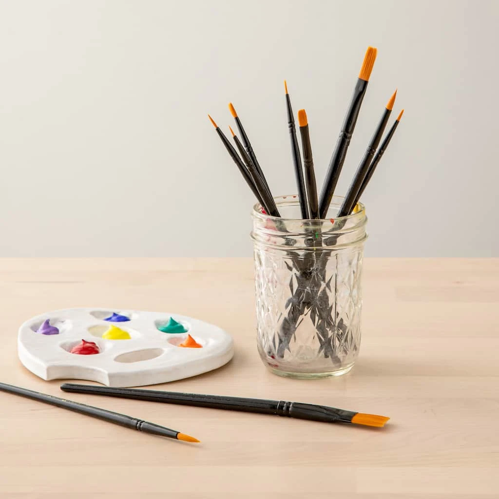 Outlet ๐ 12 Packs: 10 ct. (120 total) Necessities™ Golden Synthetic Acrylic Brush Set by Artist's Loft™ by Artists Loft โ๏ธ - Image 3